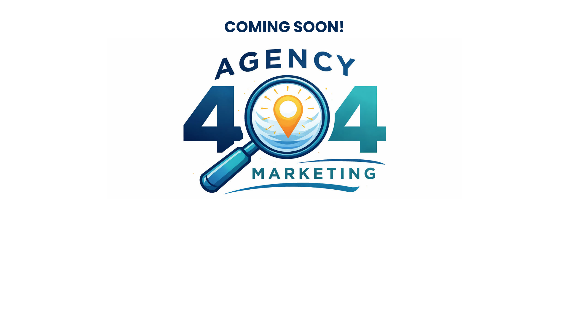 website screenshot of https://agency404marketing.com