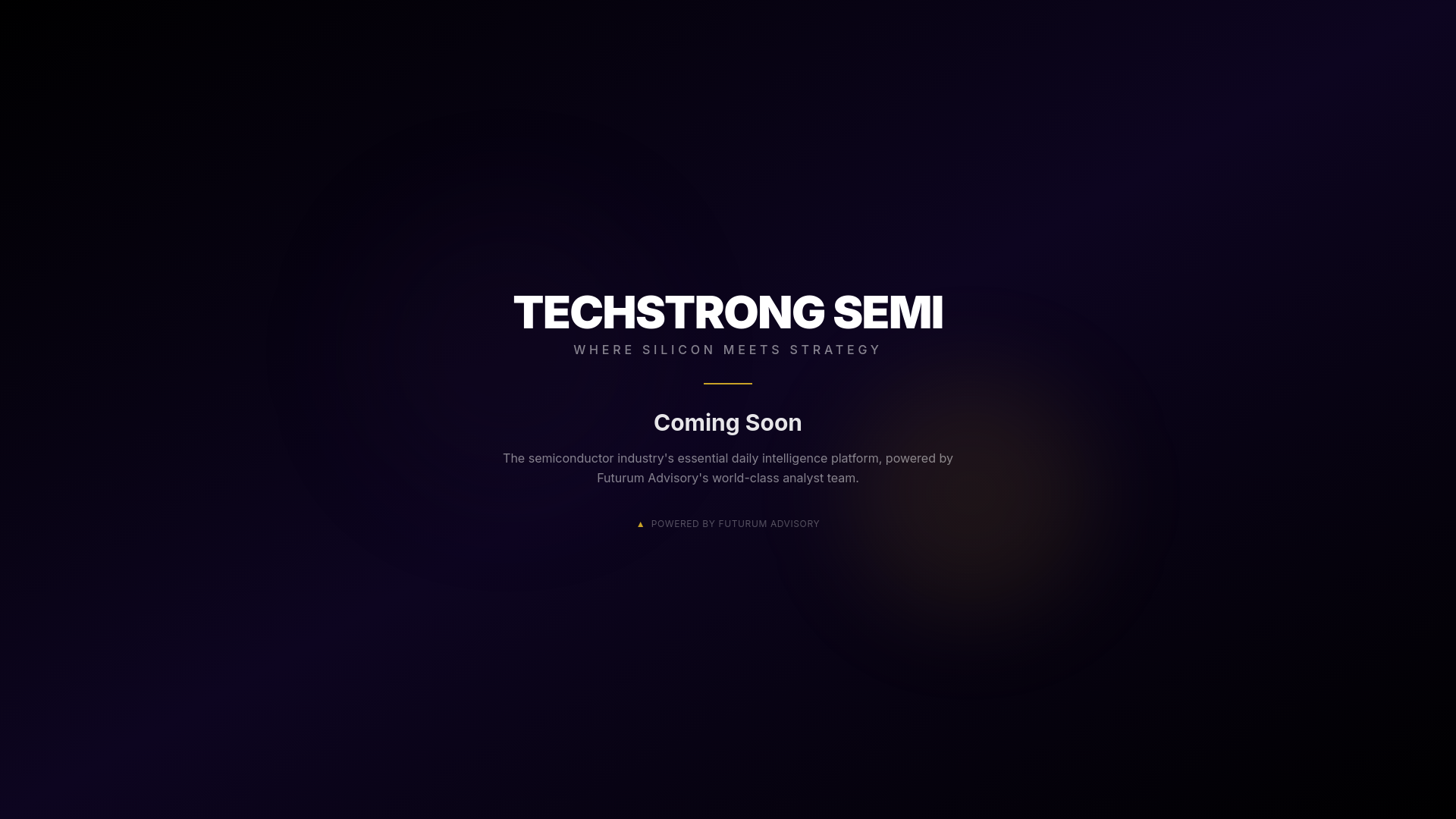 website screenshot of https://techstrongsemi.com