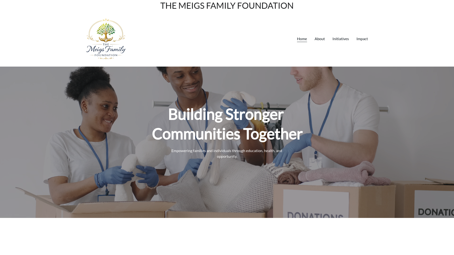 website screenshot of https://themeigsfamily.com/