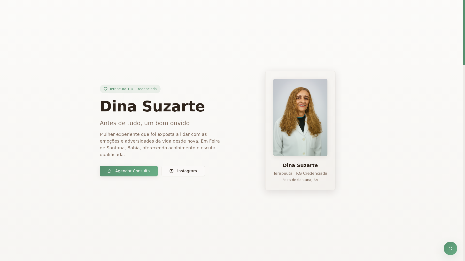 website screenshot of https://dinaterapeuta.com.br/