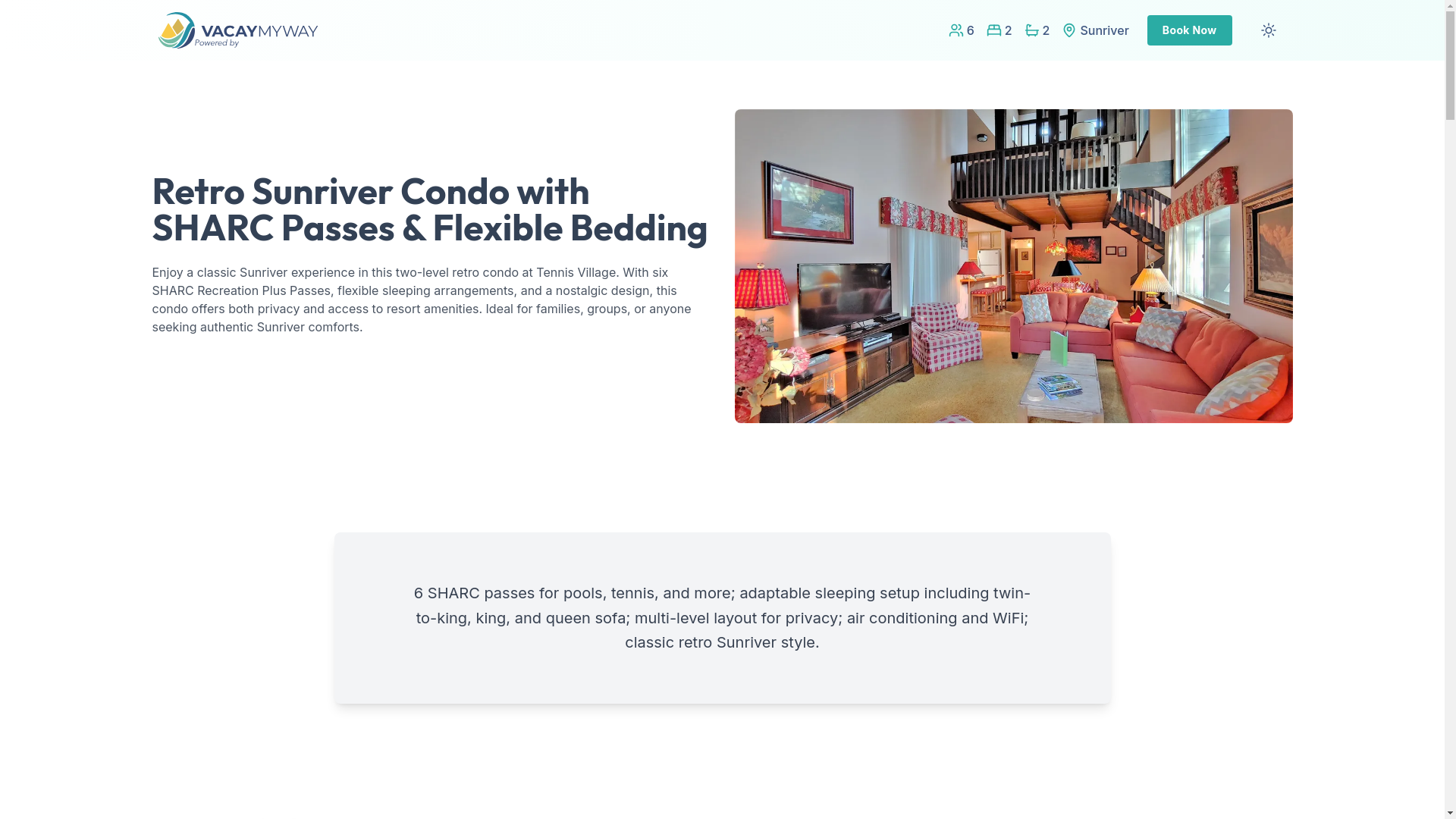 website screenshot of https://splashhaven.house/
