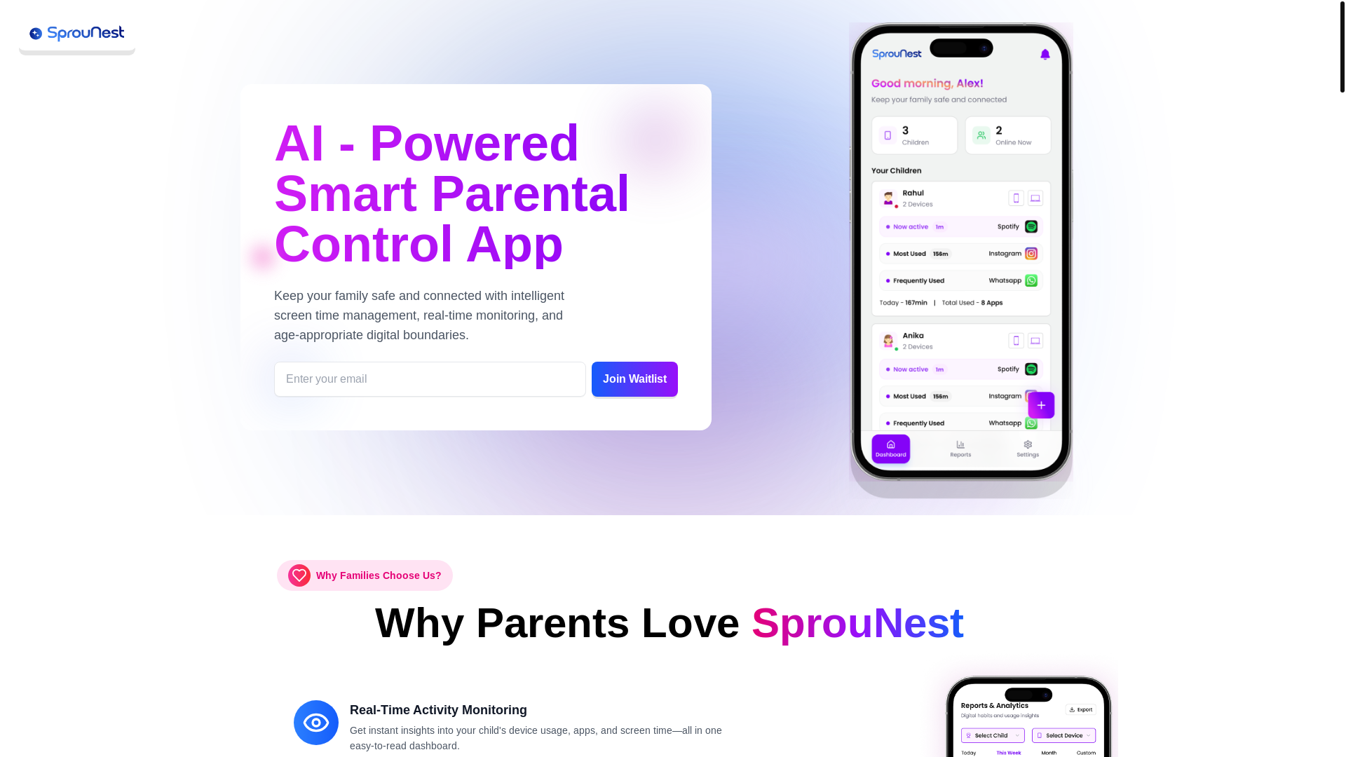 website screenshot of https://smartguard-landing.pages.dev/