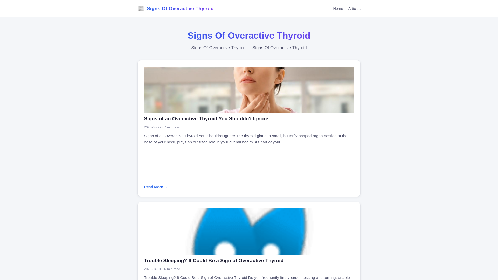 website screenshot of https://signs-of-overactive-thyroid.pages.dev/
