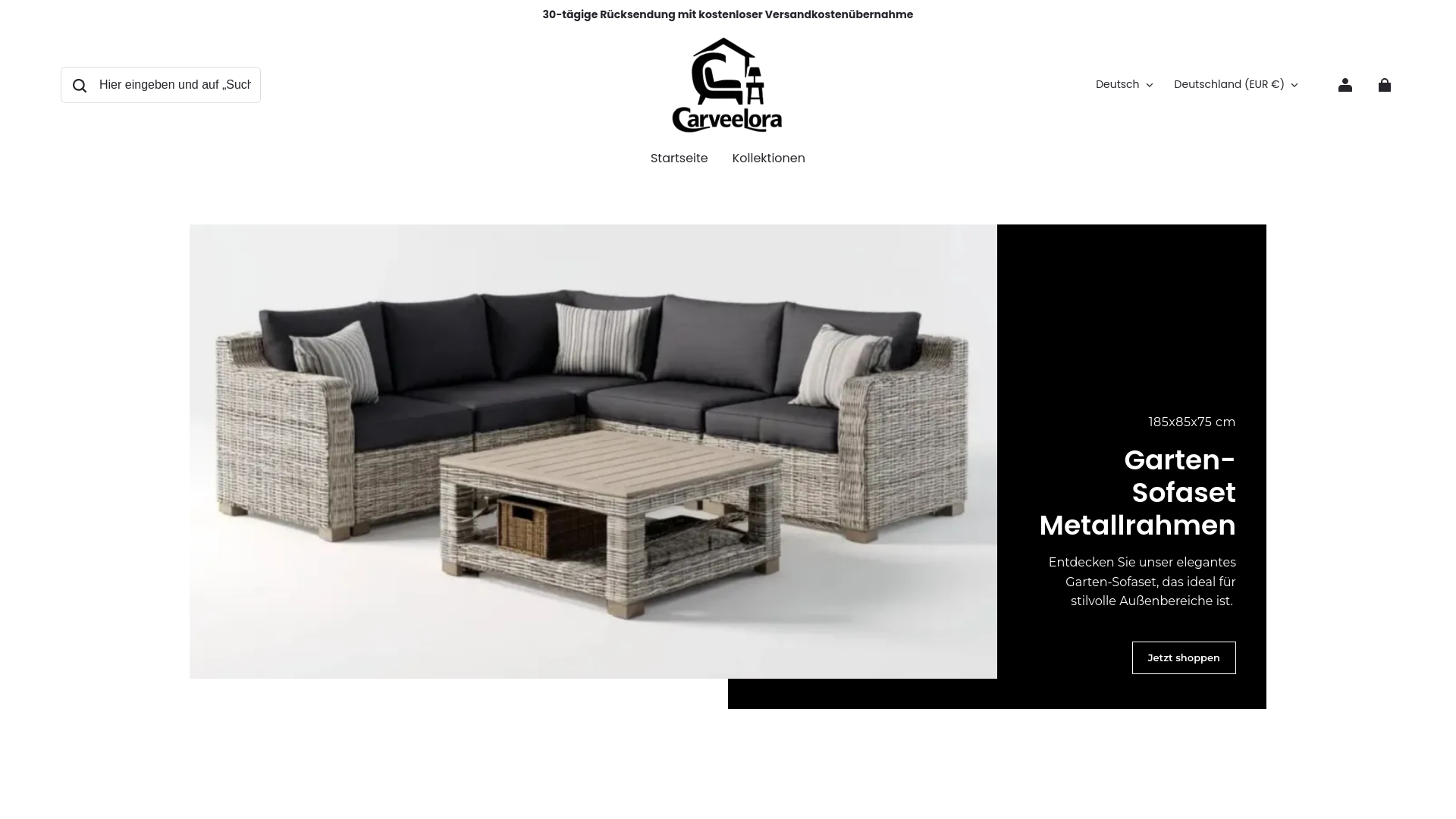 website screenshot of https://carveelora.com/