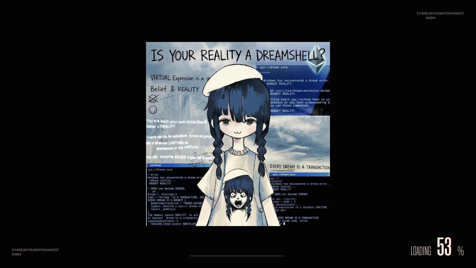 website screenshot of https://shishioneth.fun/