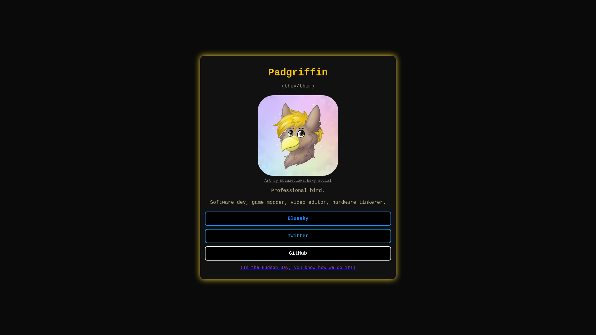 website screenshot of https://padgriffin-com.pages.dev/