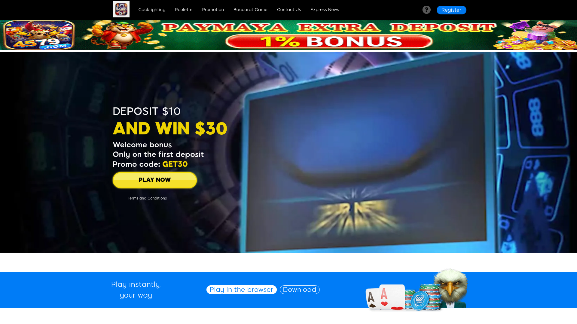 website screenshot of https://melbetcity.com