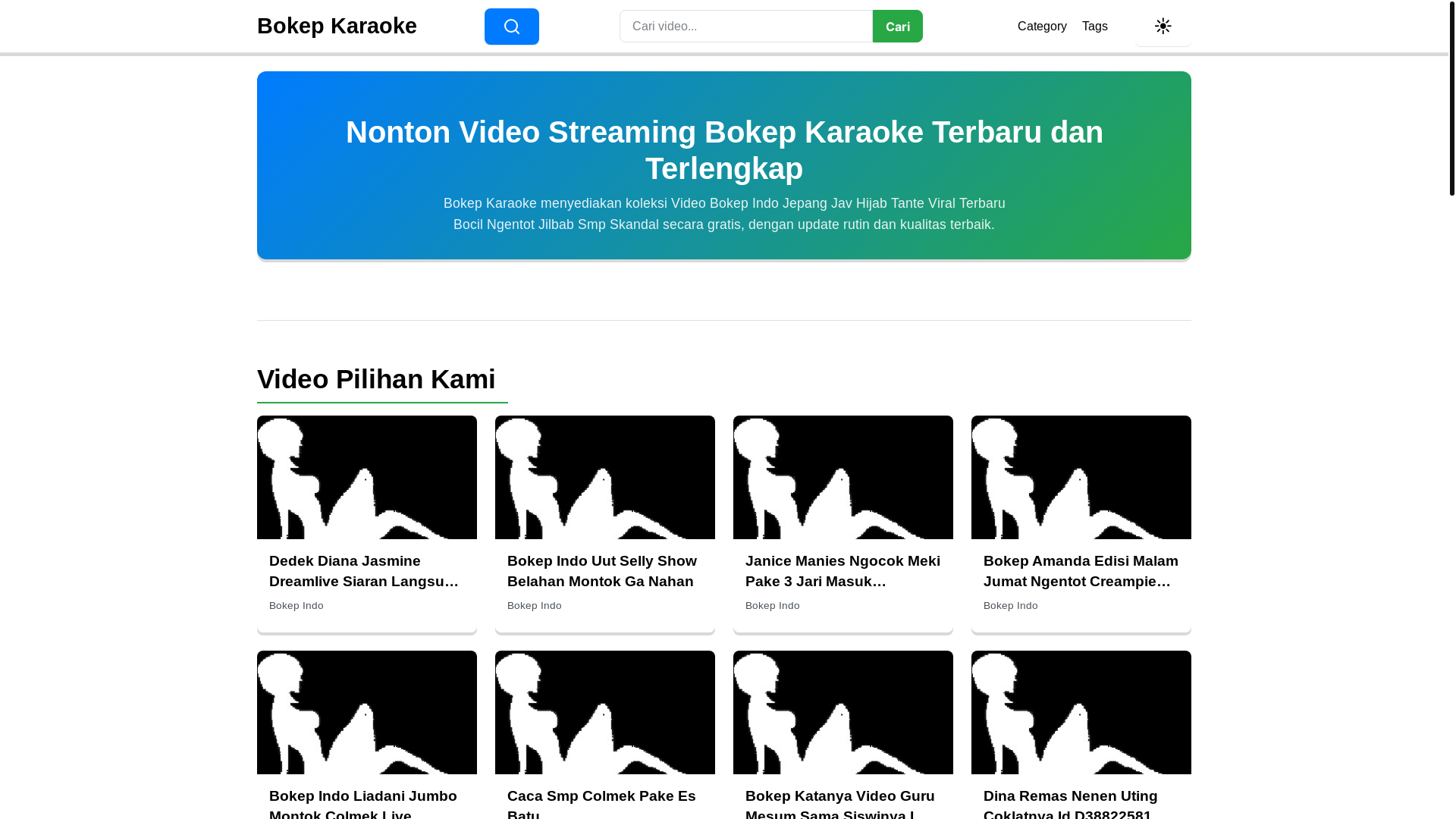 website screenshot of https://bokepkaraoke.pages.dev/