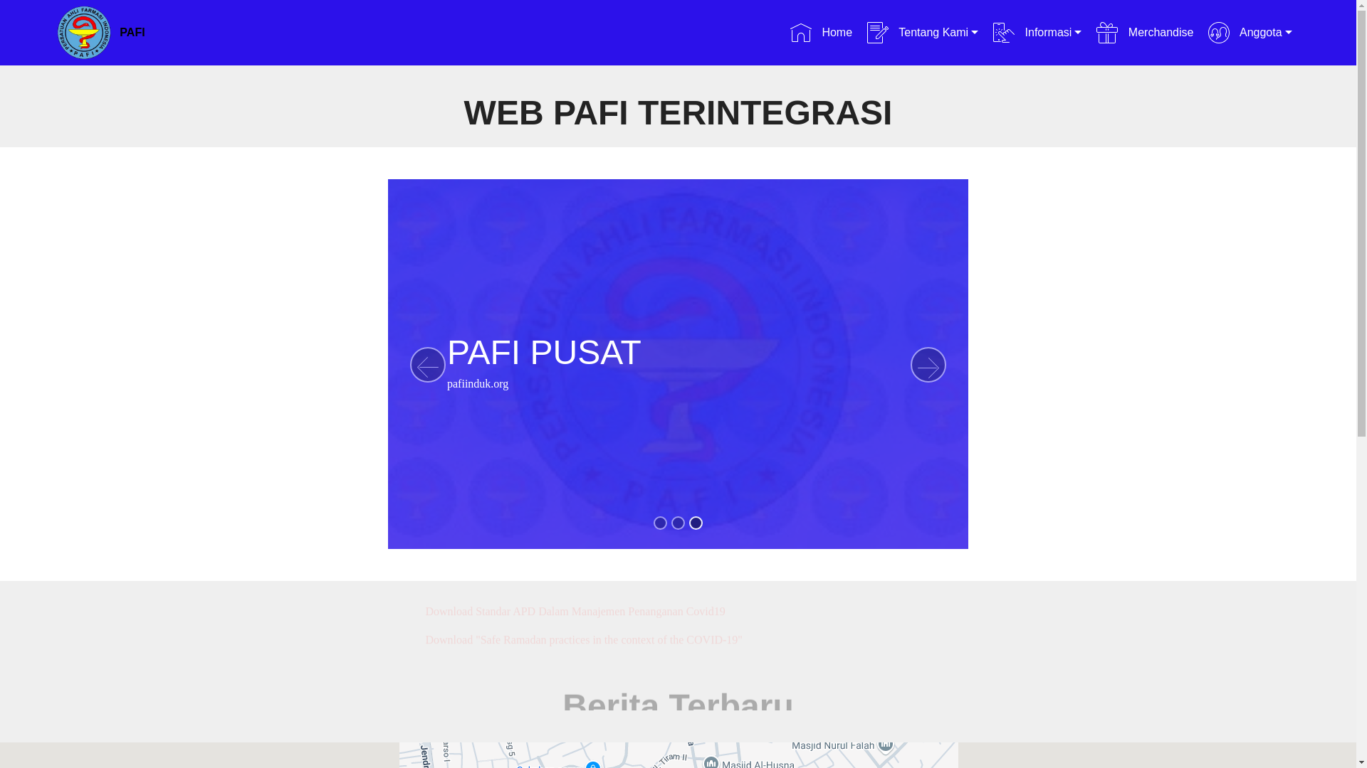 website screenshot of https://pafi-pangkalbalam-org.pages.dev/
