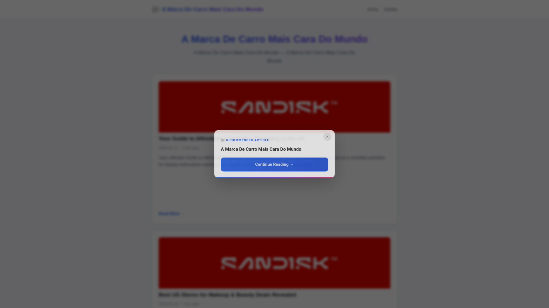 website screenshot of https://a-marca-de-carro-mais-cara-do-mundo.pages.dev/