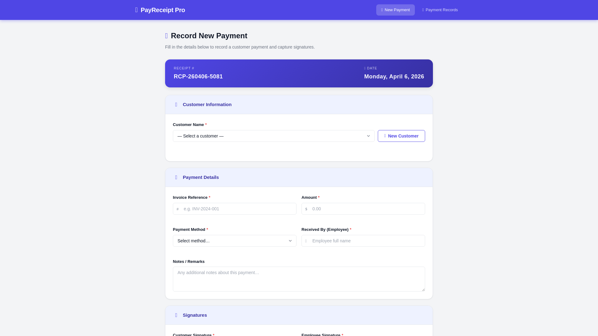 website screenshot of https://my-payment-project.pages.dev/