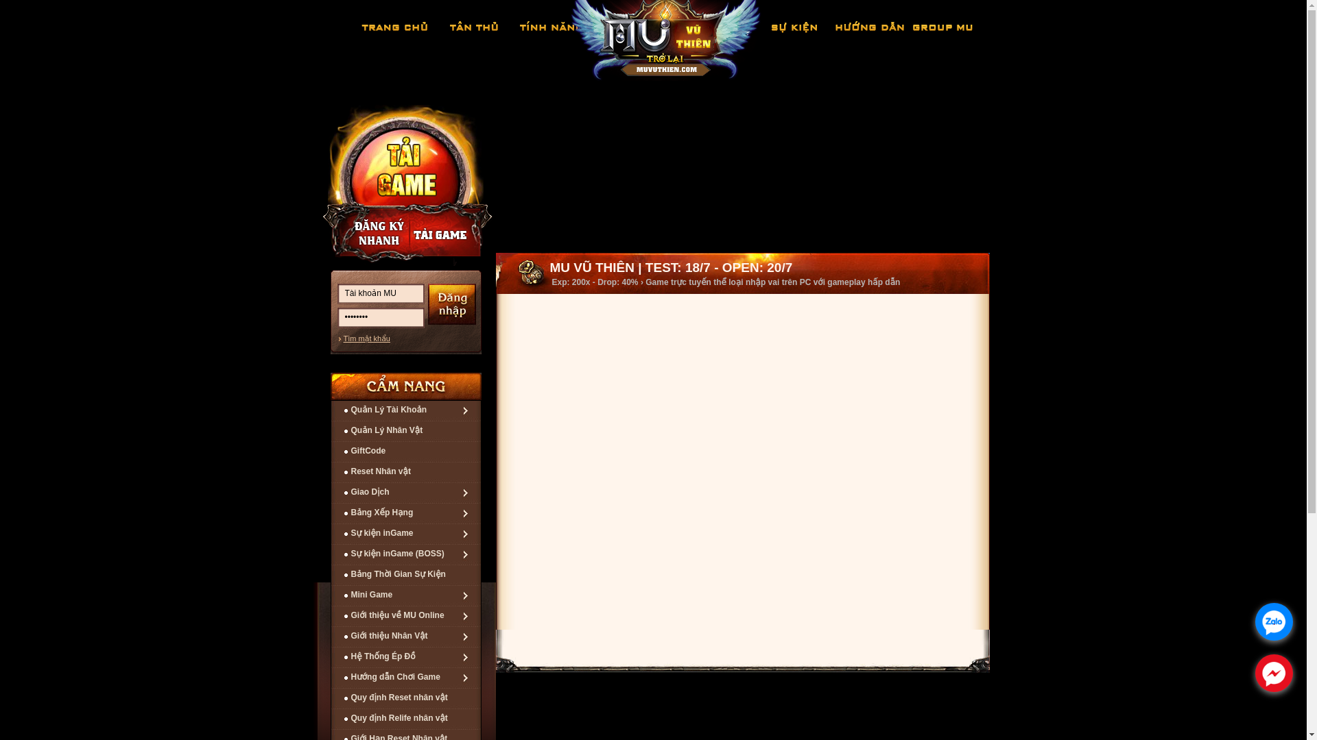 website screenshot of https://muvuthien.xyz/