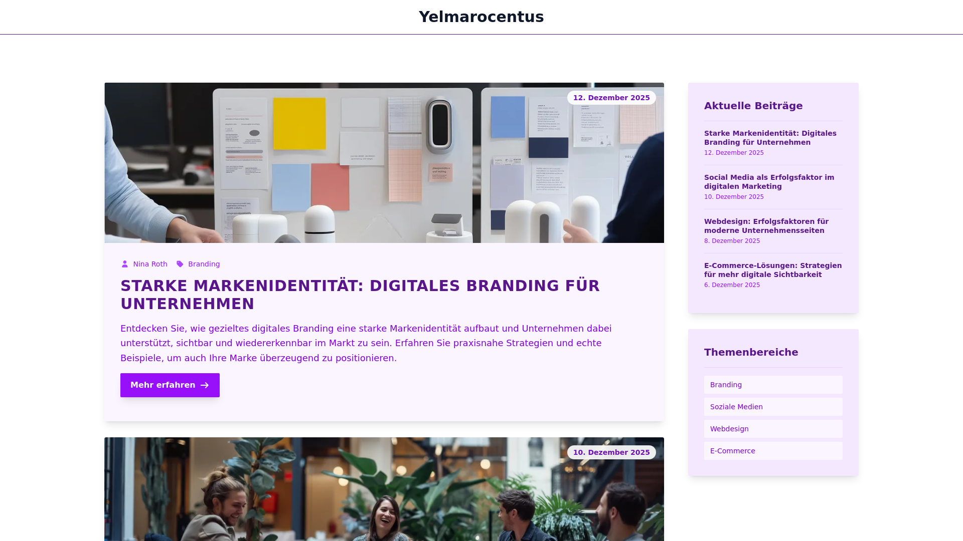 website screenshot of https://yelmarocentus.world