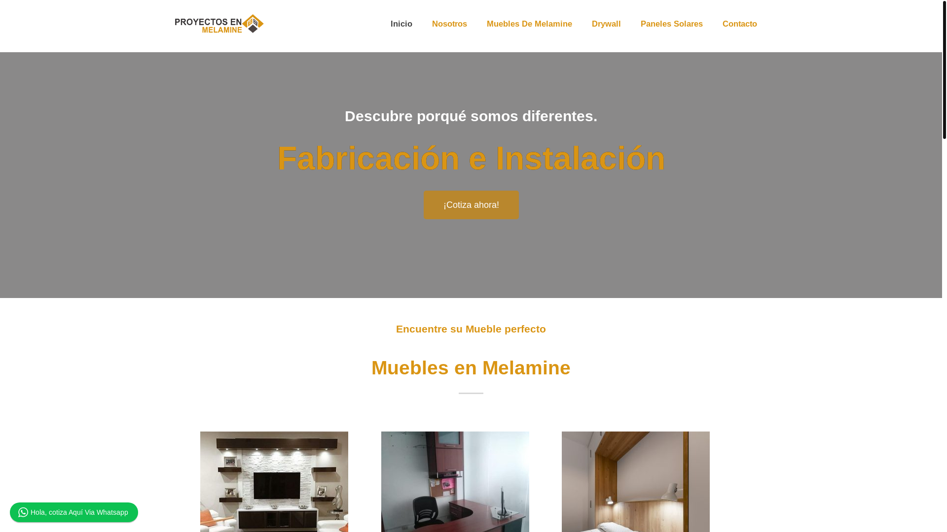 website screenshot of https://jyoproyectos.com/