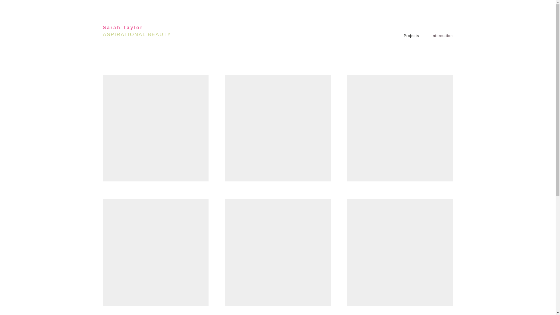 website screenshot of https://studiosarahtaylor.com/