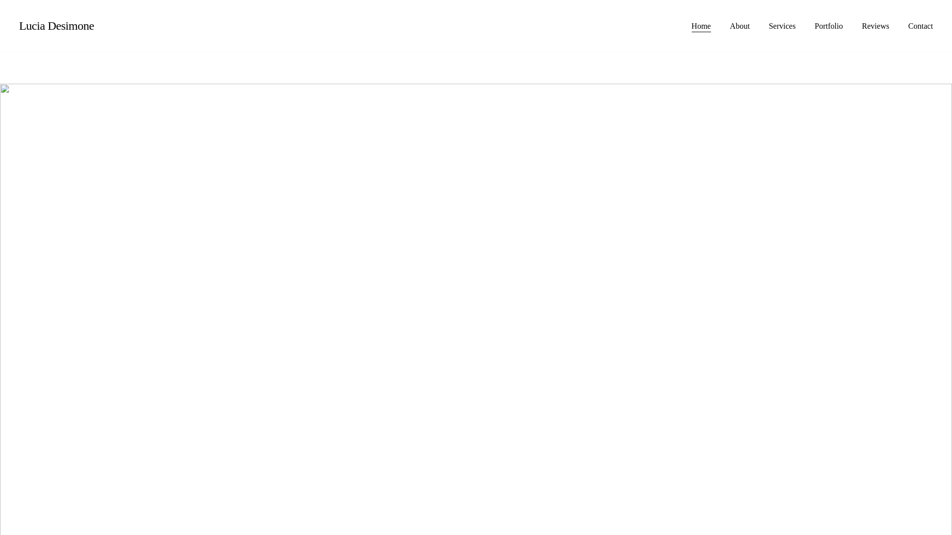 website screenshot of https://luciadesimone.com.au