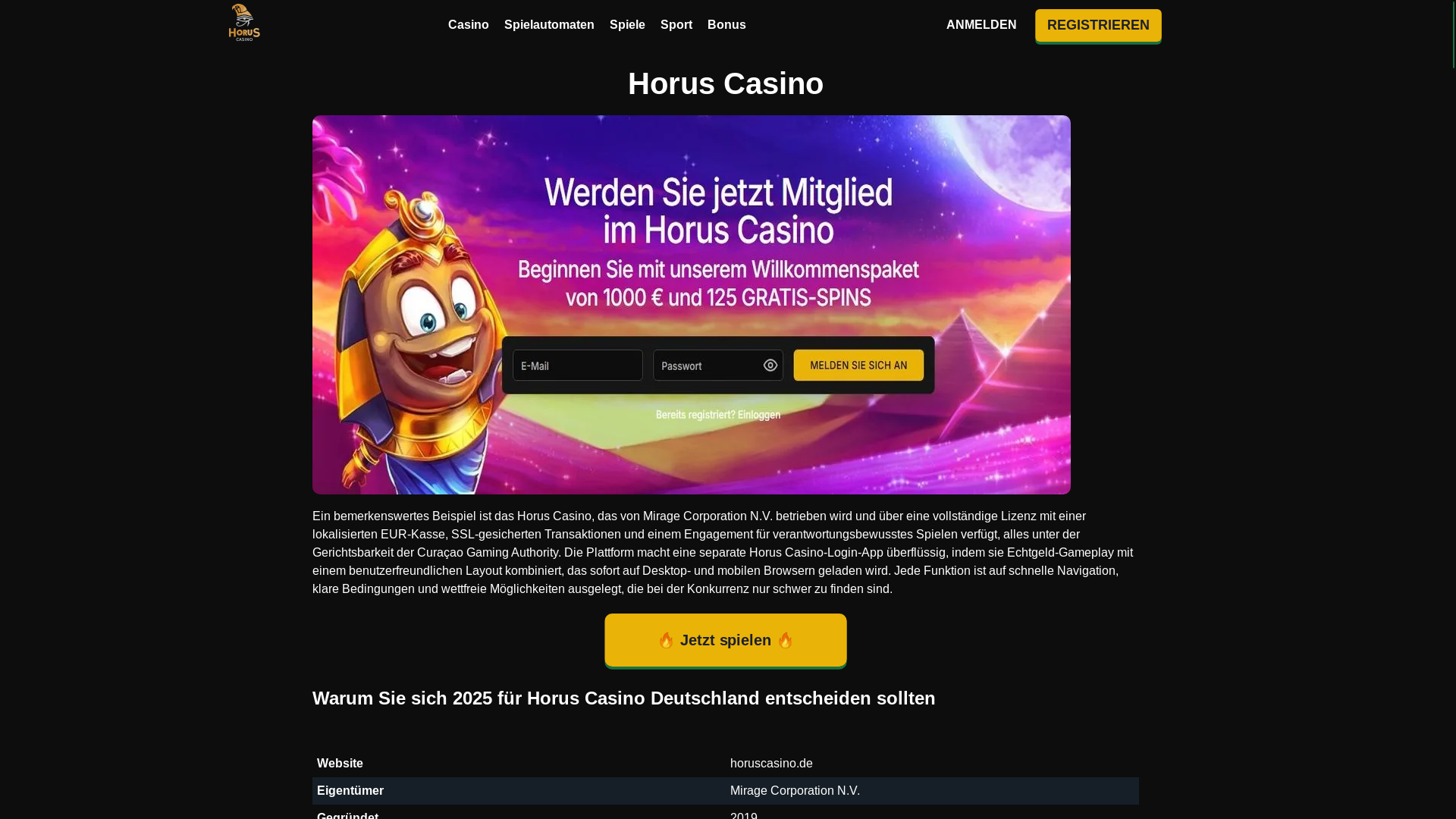 website screenshot of https://horuscasino-de.pages.dev/