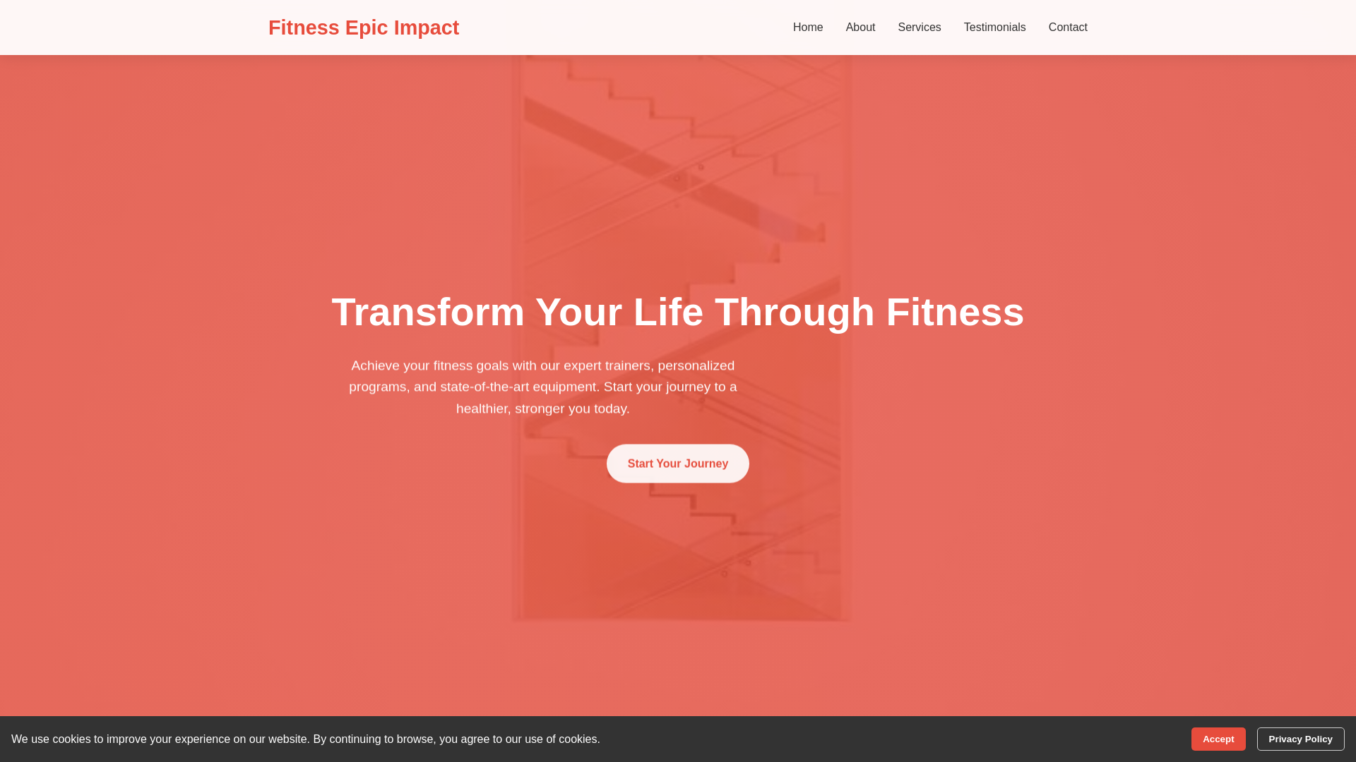 website screenshot of https://fitnessepicimpact.click