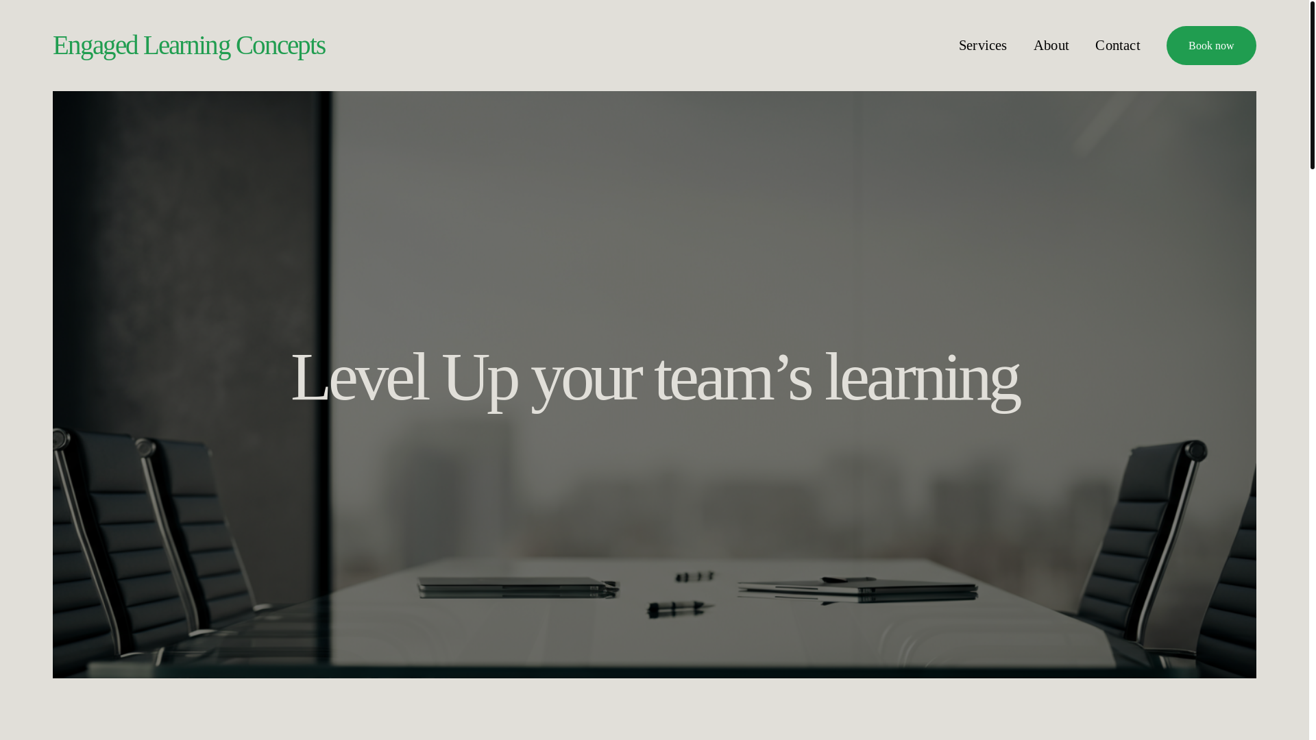 website screenshot of https://engagedlearningconcepts.com/