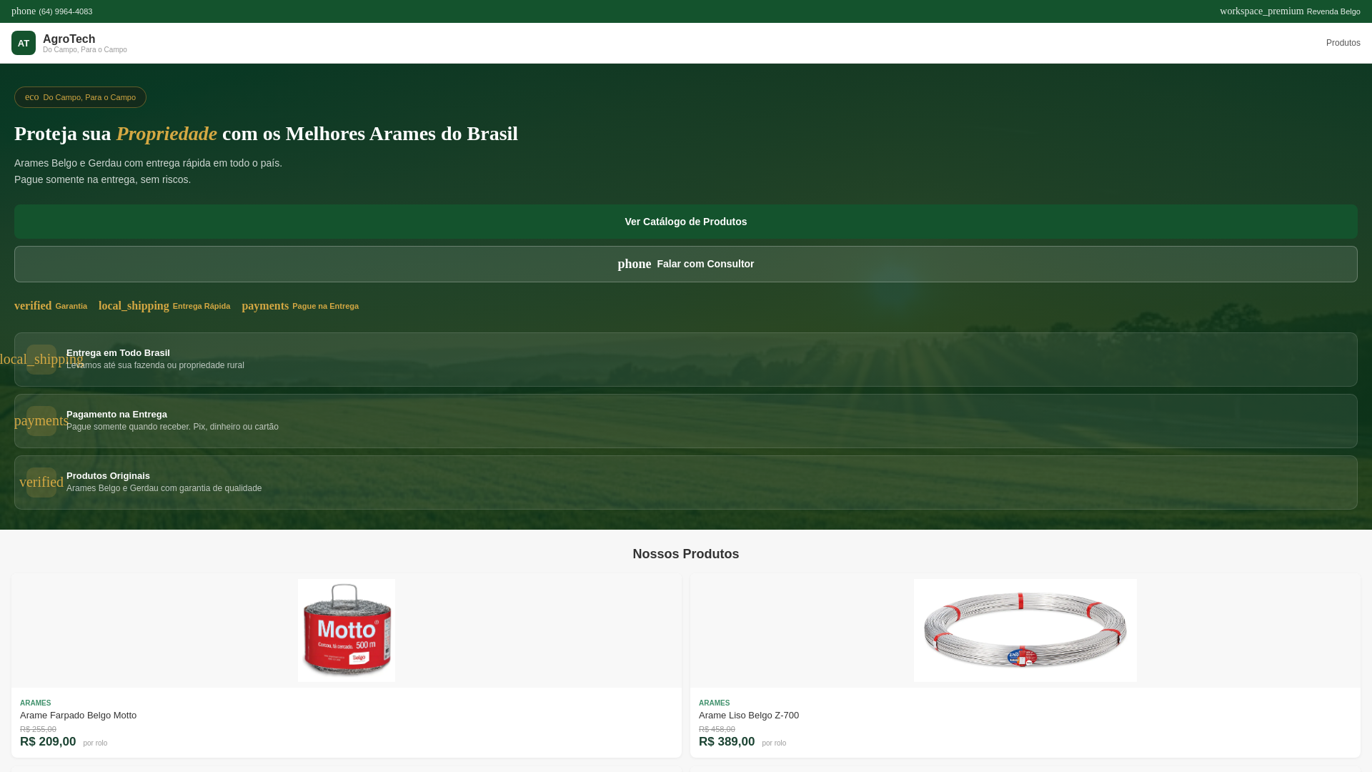 website screenshot of https://agrotechgrupo.pages.dev/