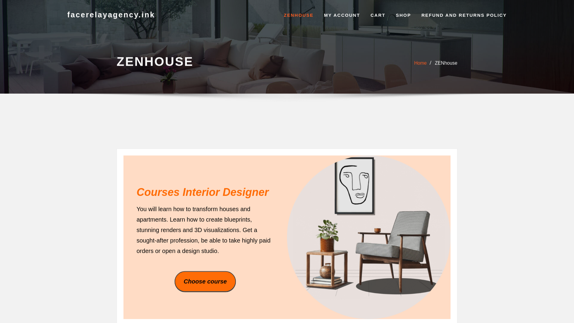 website screenshot of https://facerelayagency.ink/