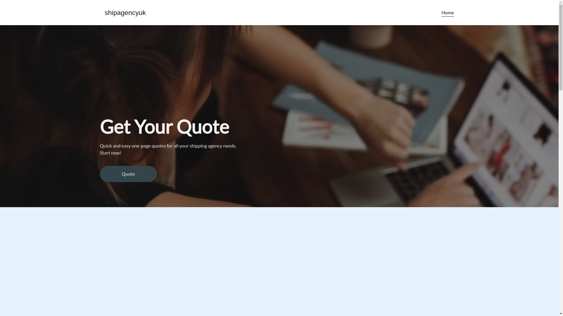 website screenshot of https://shipagencyuk.com/