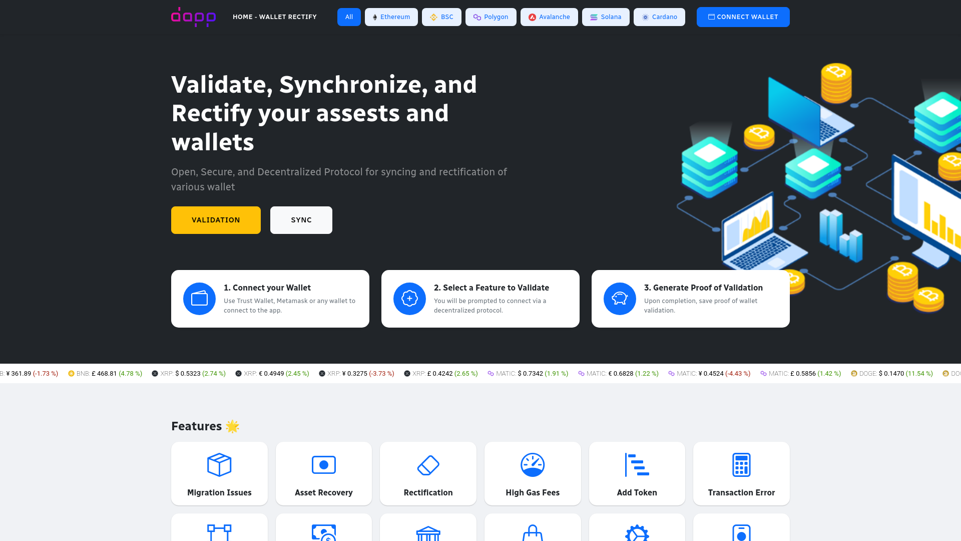 website screenshot of https://tangemdapp.pages.dev/