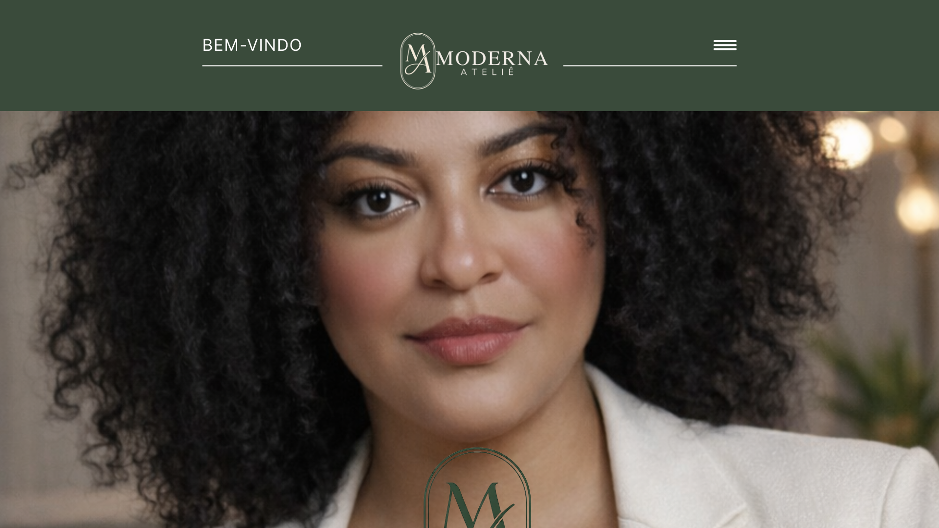 website screenshot of https://modernaatelie.com.br/