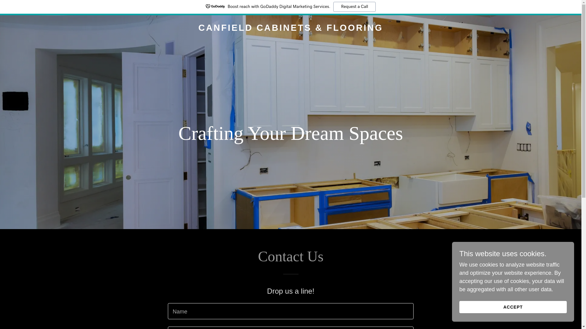 website screenshot of https://canfieldcabinets.com/