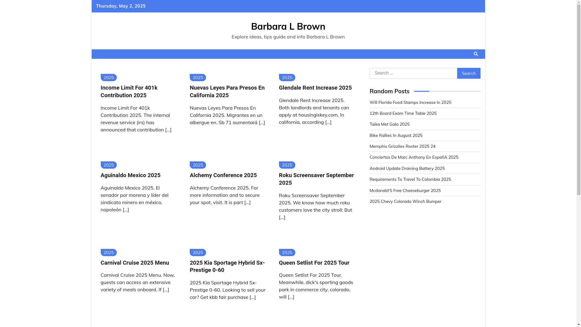 website screenshot of https://barbaralbrownl.pages.dev/