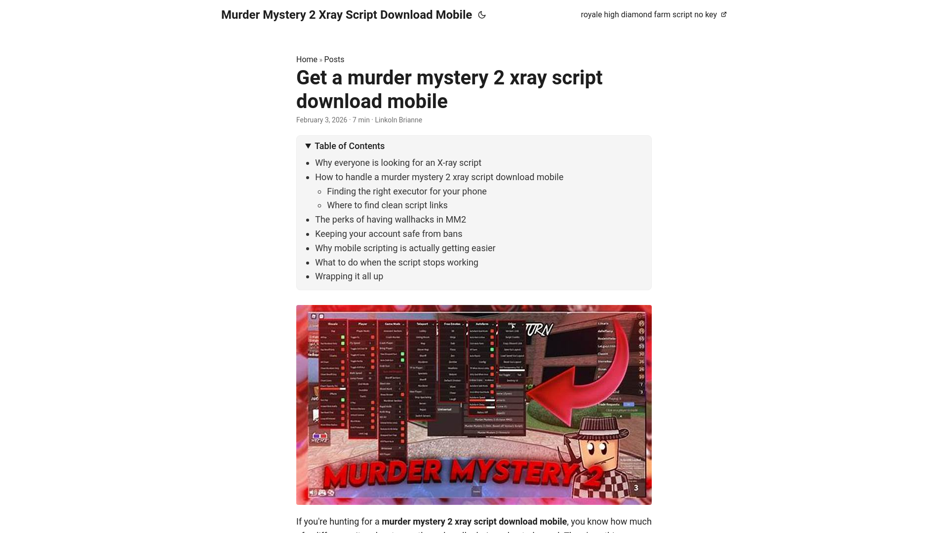 website screenshot of https://murder-mystery-2-xray-script-download-mobile.pages.dev/