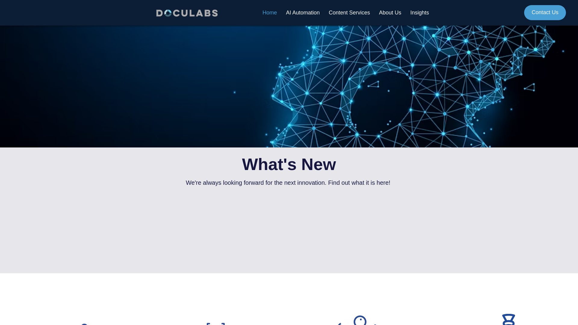 website screenshot of https://usedoculabs.com/