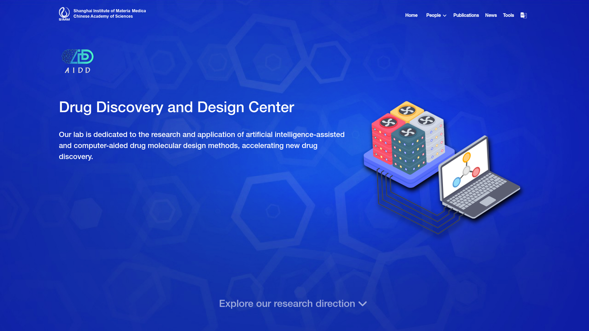 website screenshot of https://dddc-lab.pages.dev/
