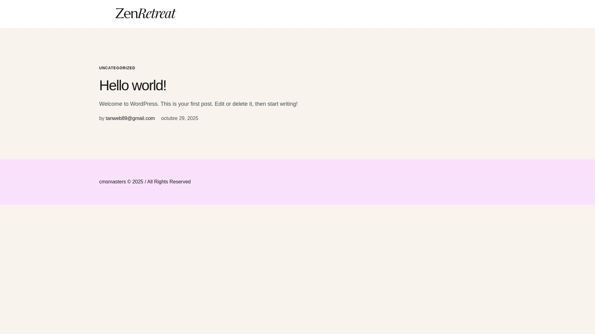 website screenshot of https://senderoespitual.com/