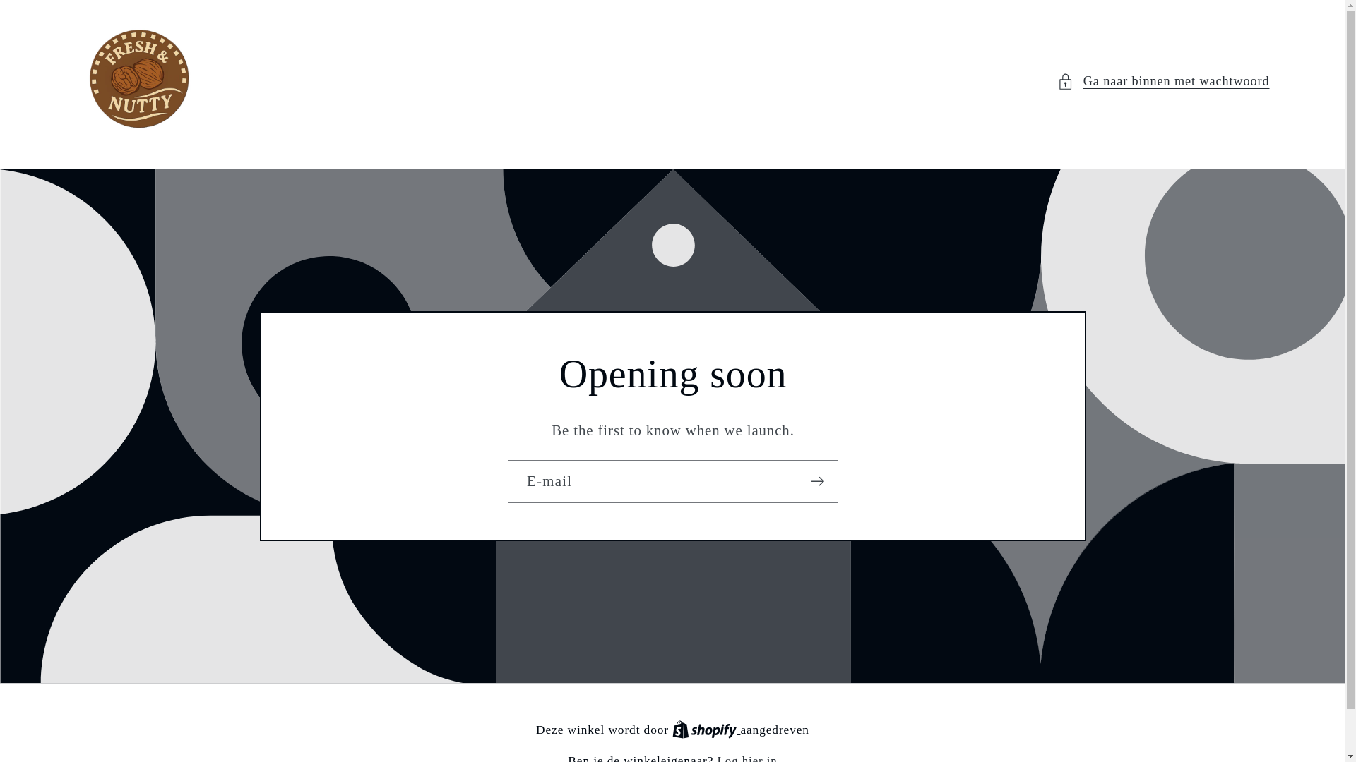 website screenshot of https://freshandnutty.nl/
