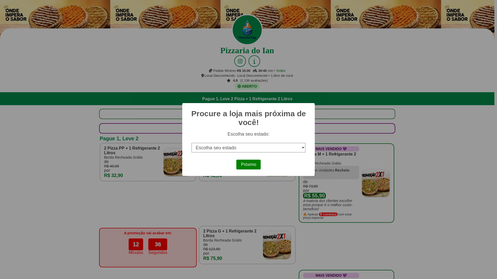 website screenshot of https://novapizzaria.pages.dev/