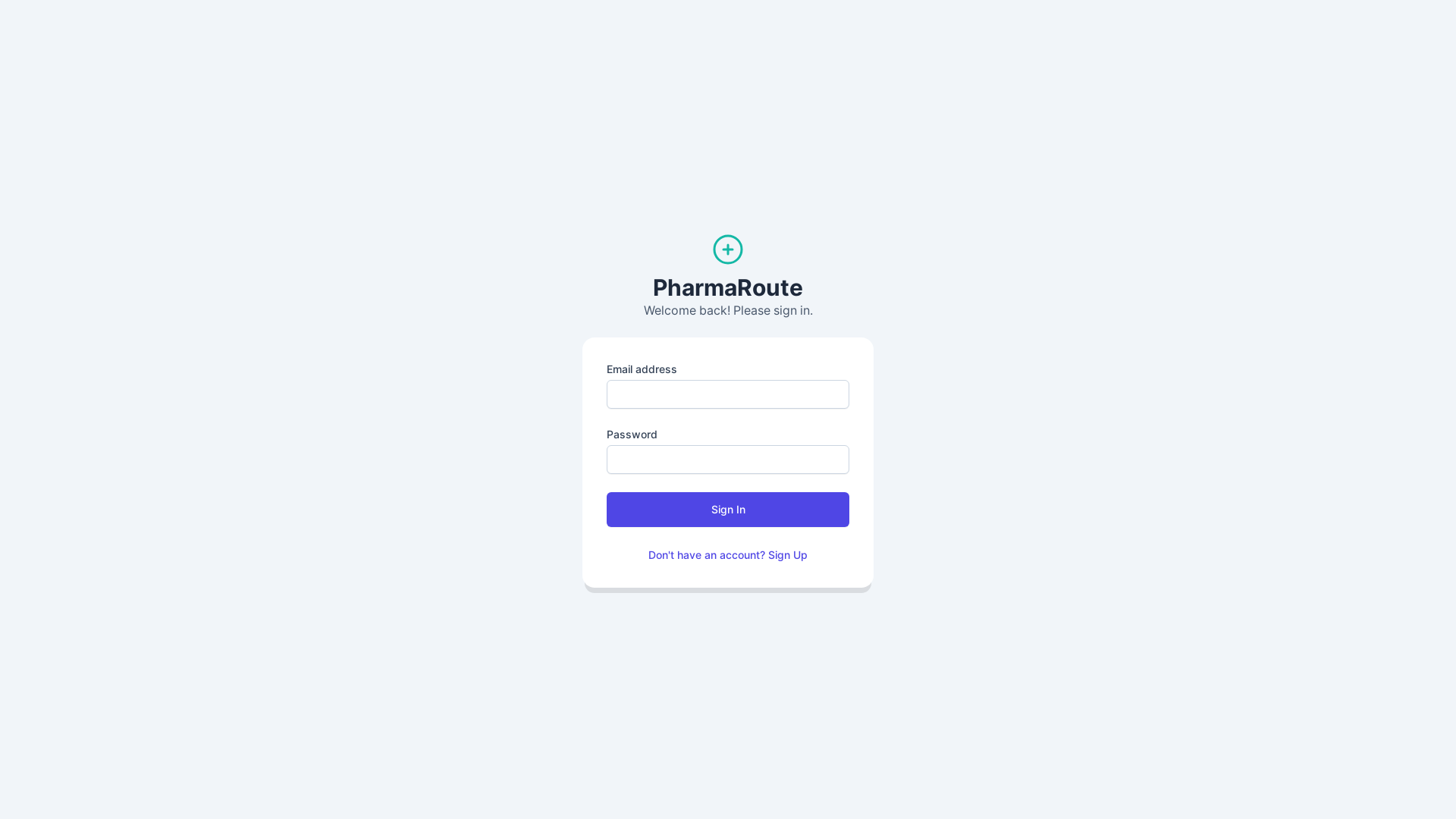 website screenshot of https://pharmaroute.pages.dev/