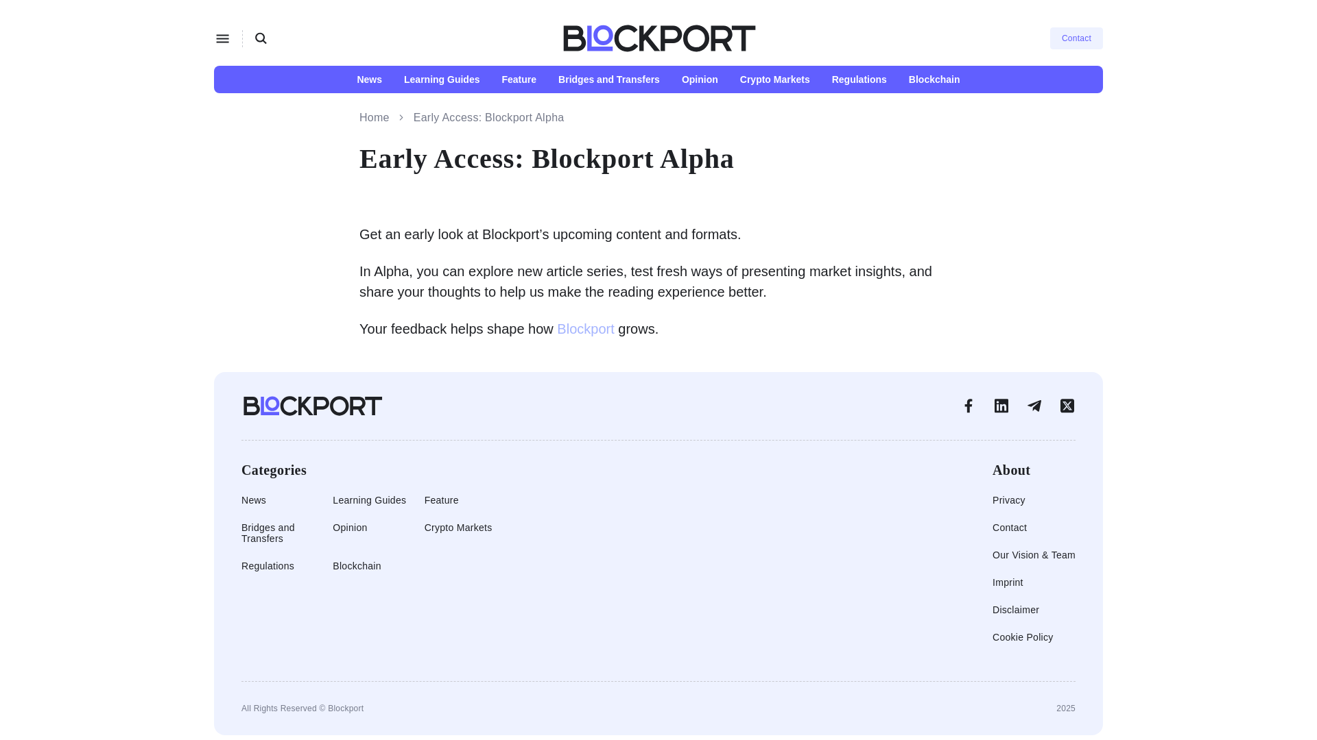 website screenshot of https://alpha-blockport.pages.dev/