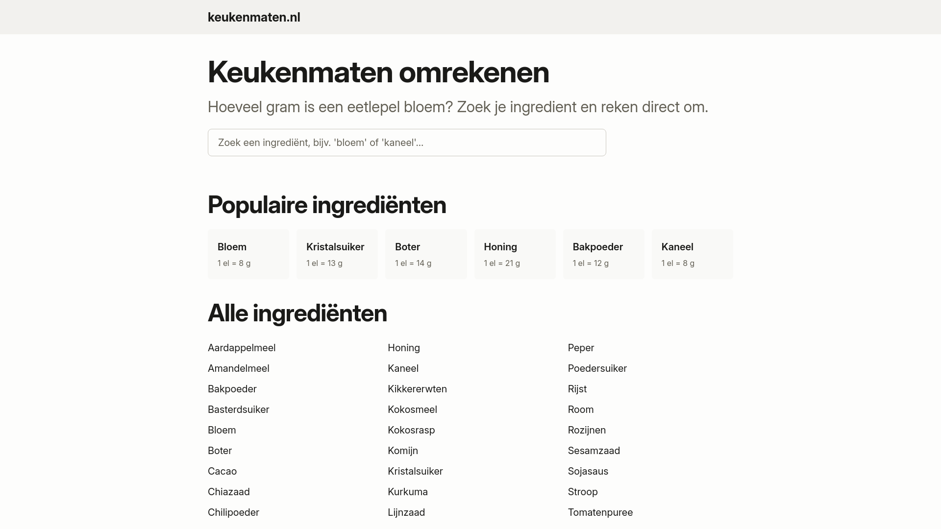 website screenshot of https://keukenmaten.nl