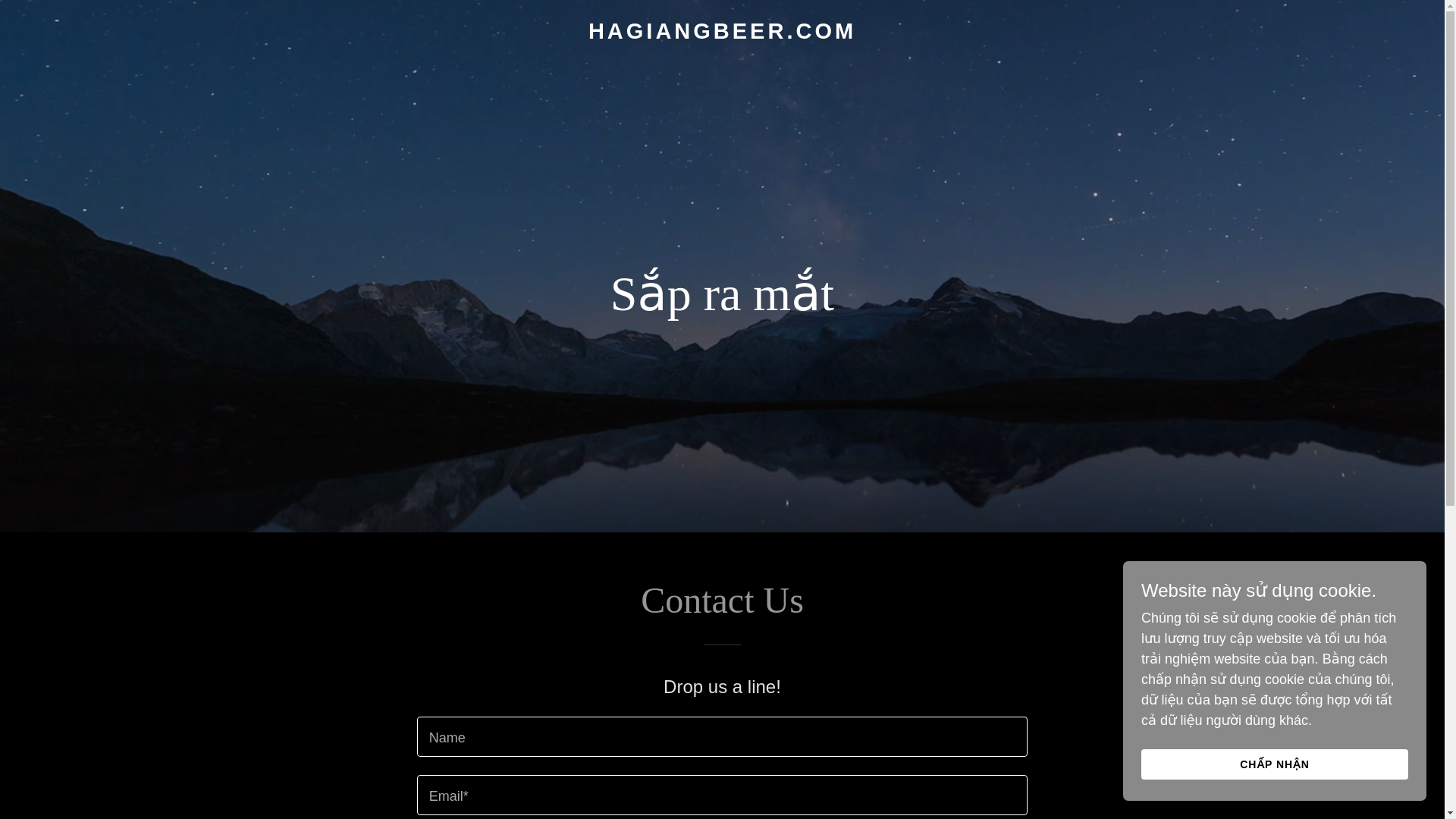 website screenshot of https://hagiangbeer.com/