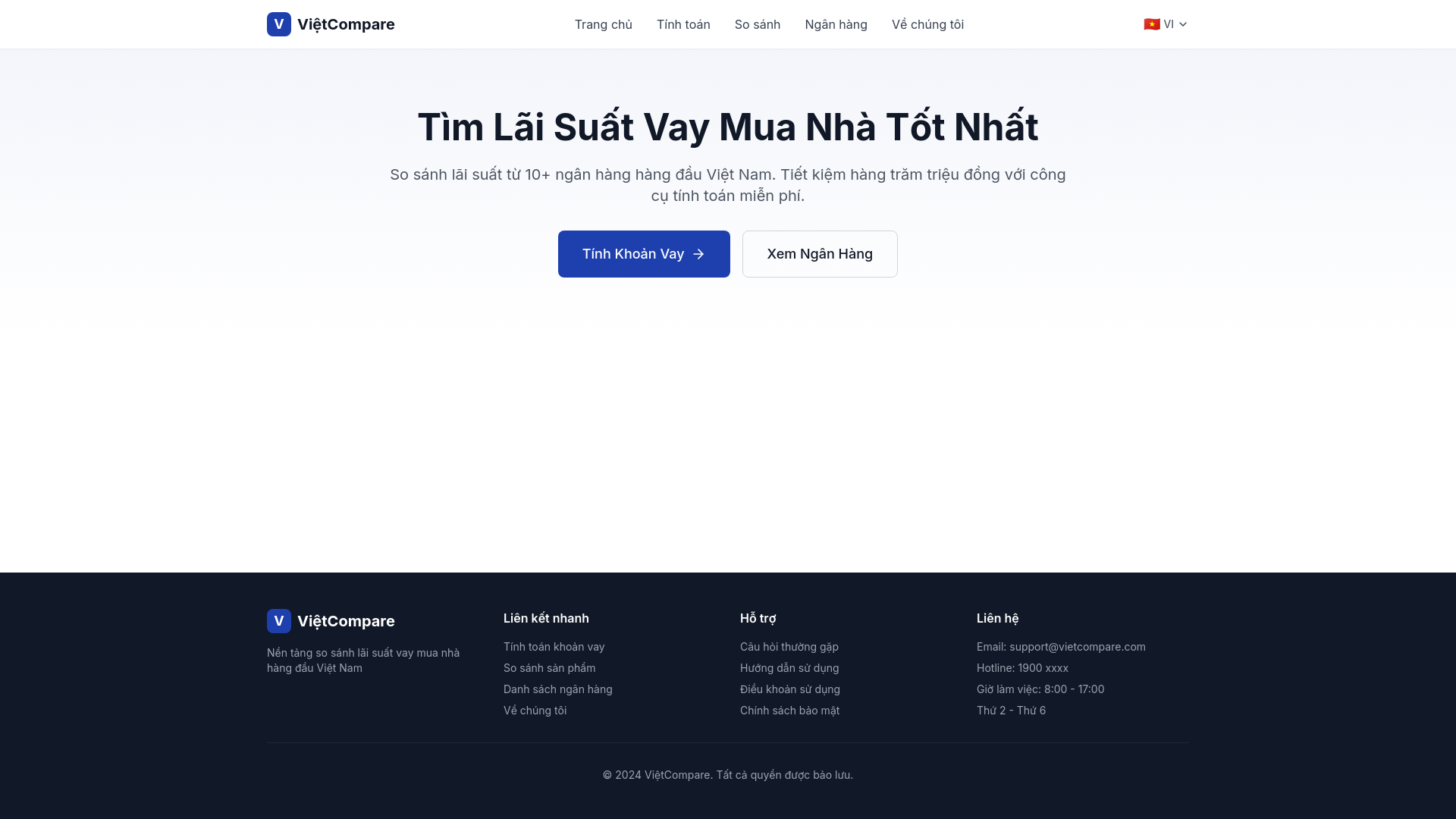website screenshot of https://vietnam-finance-web.pages.dev/