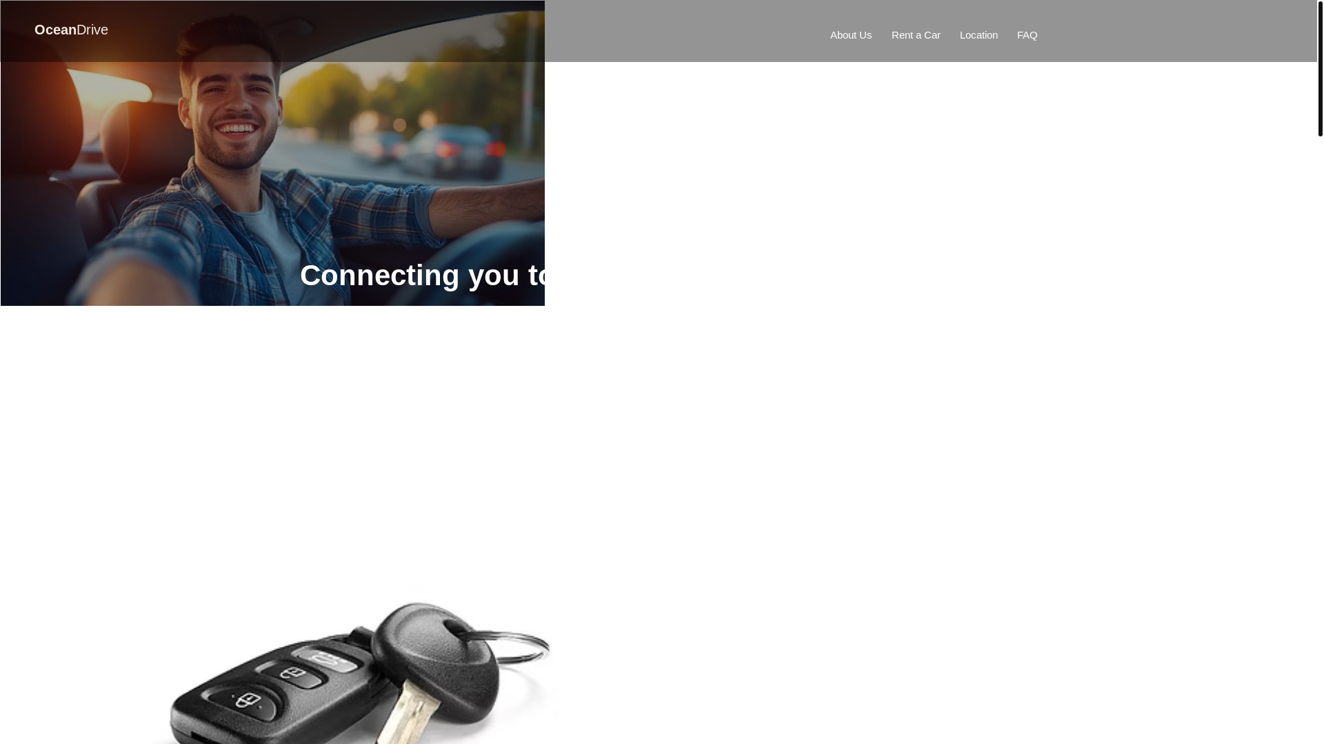website screenshot of https://oceandrivegreece.com/