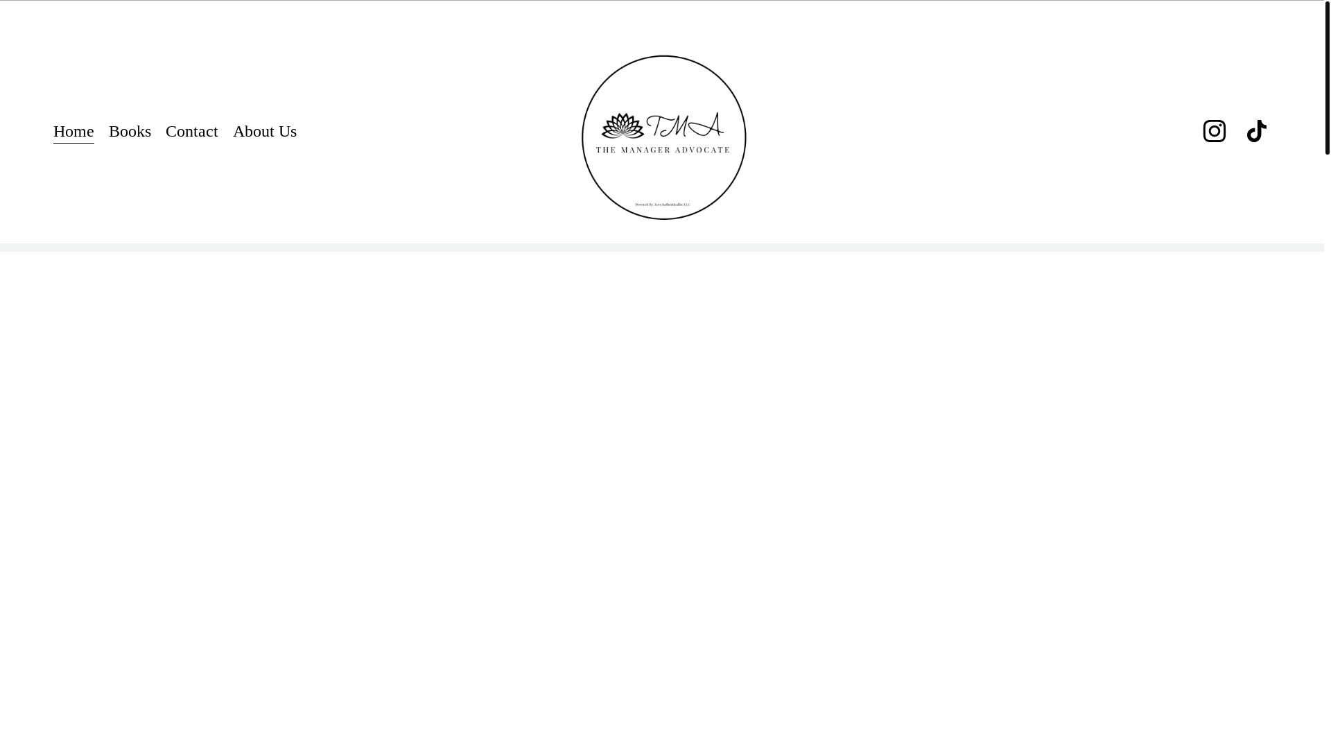 website screenshot of https://themanageradvocate.org/