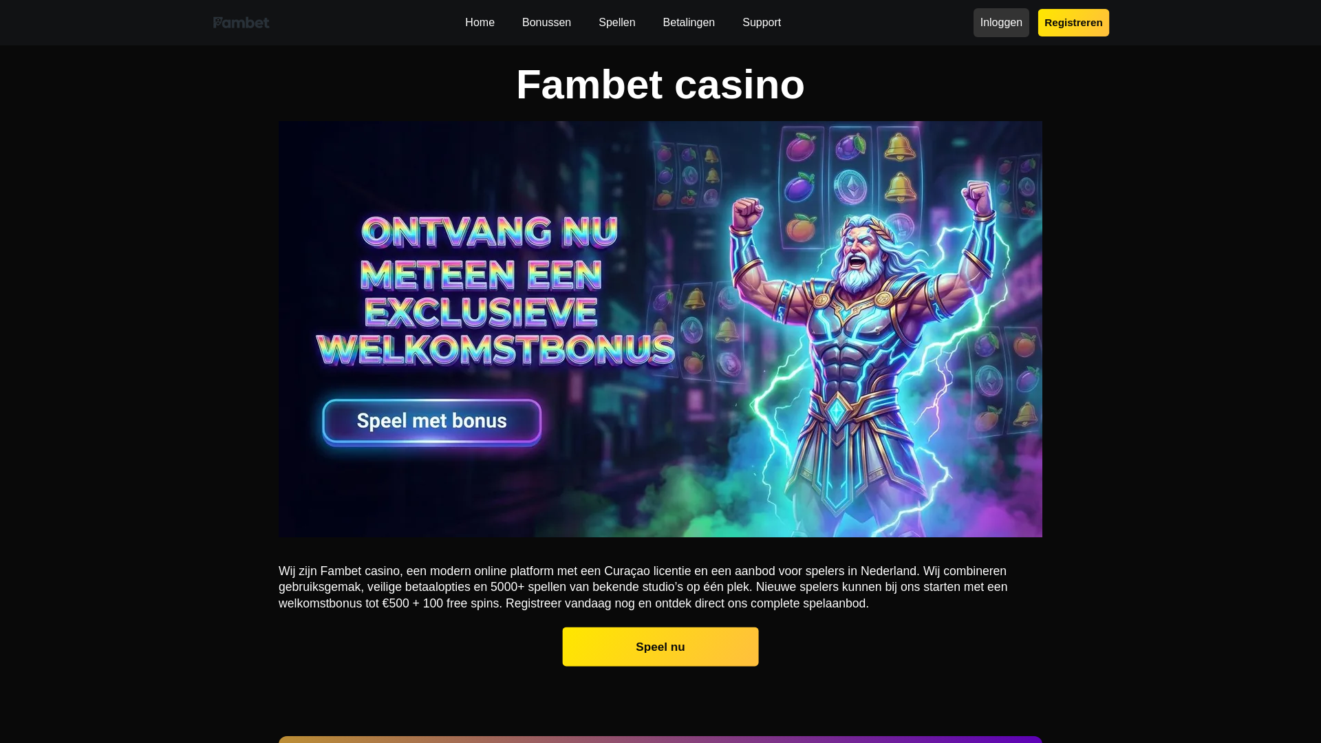 website screenshot of https://fambet-online-nl-55369.pages.dev/