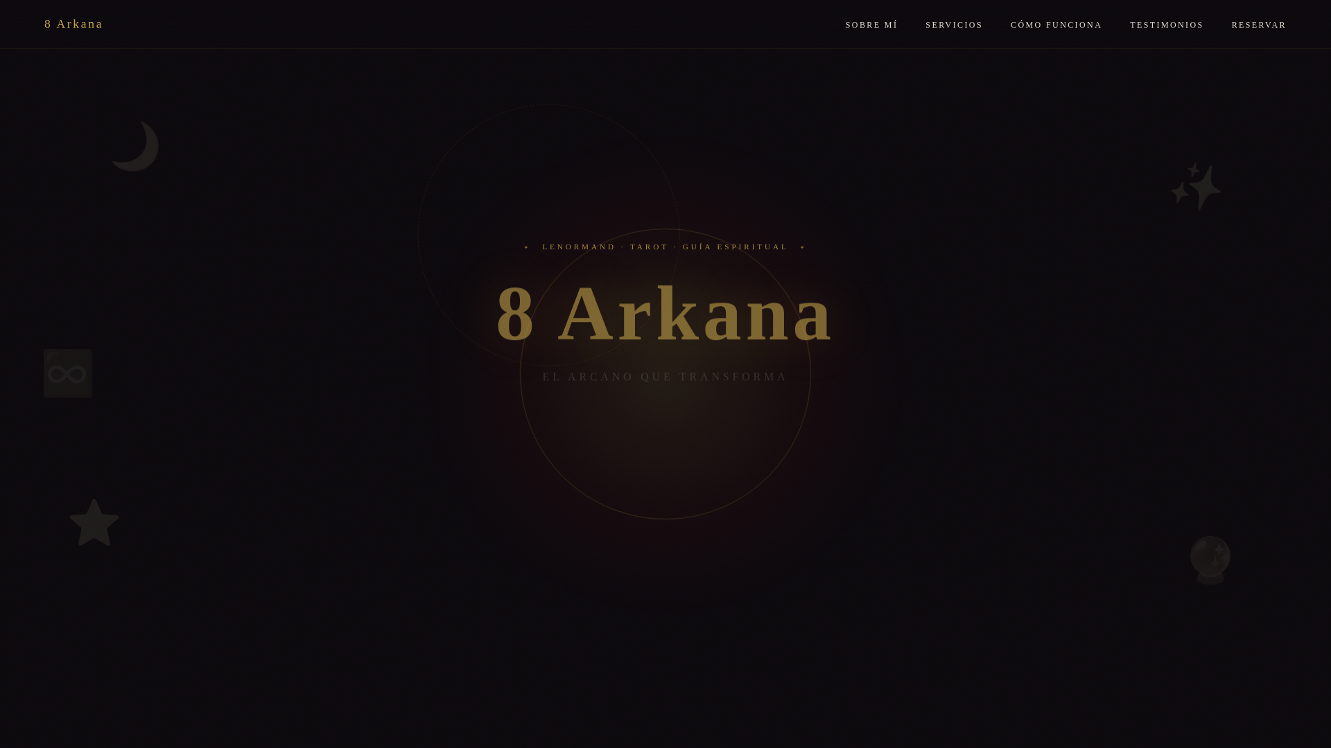 website screenshot of https://arkana-8t0.pages.dev/