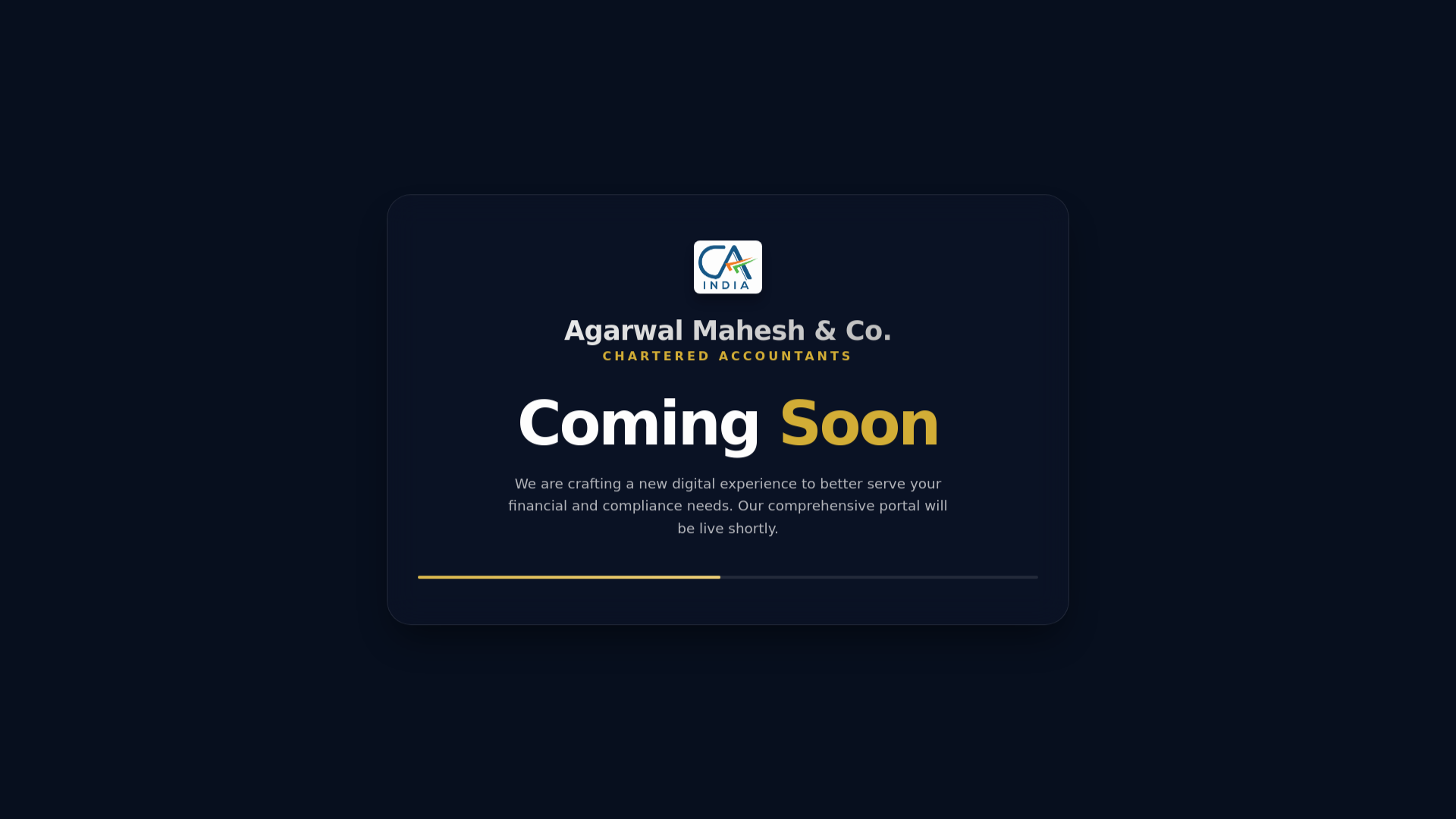 website screenshot of https://agarwalamc.com/