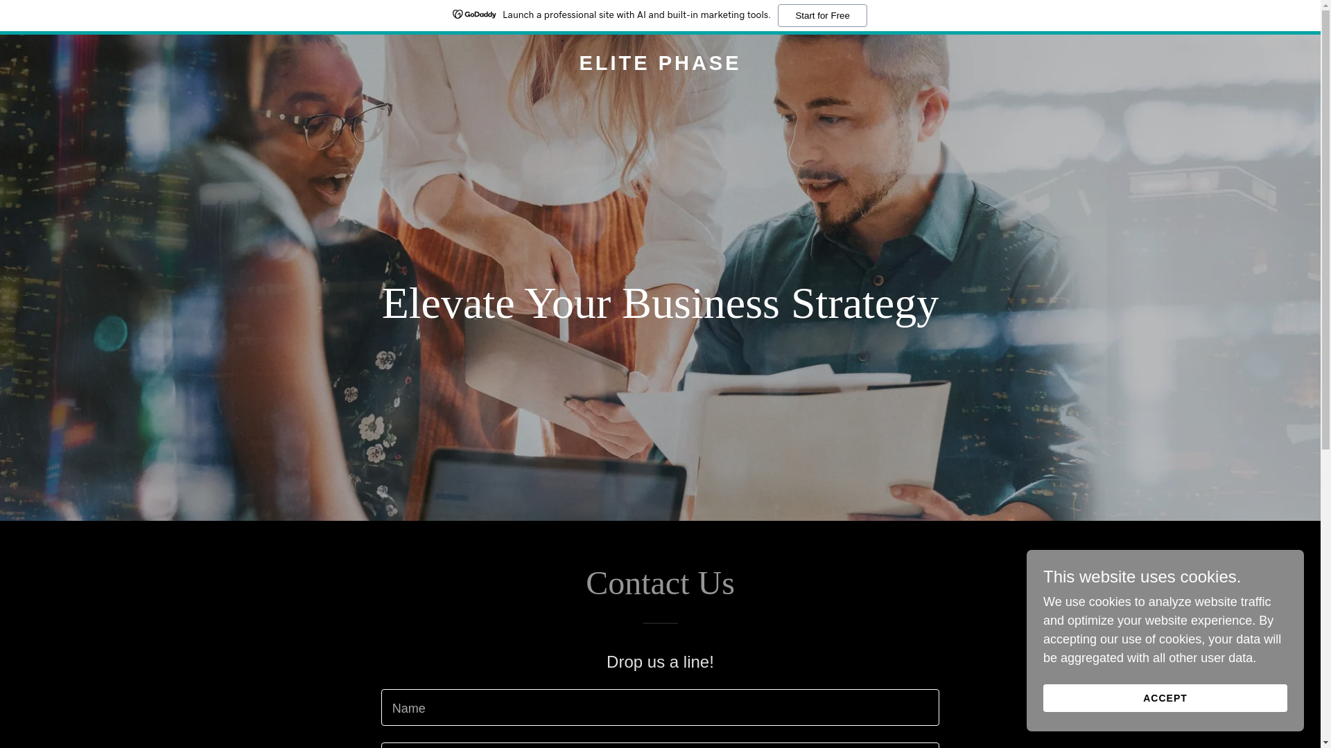 website screenshot of https://elitephase.ca/