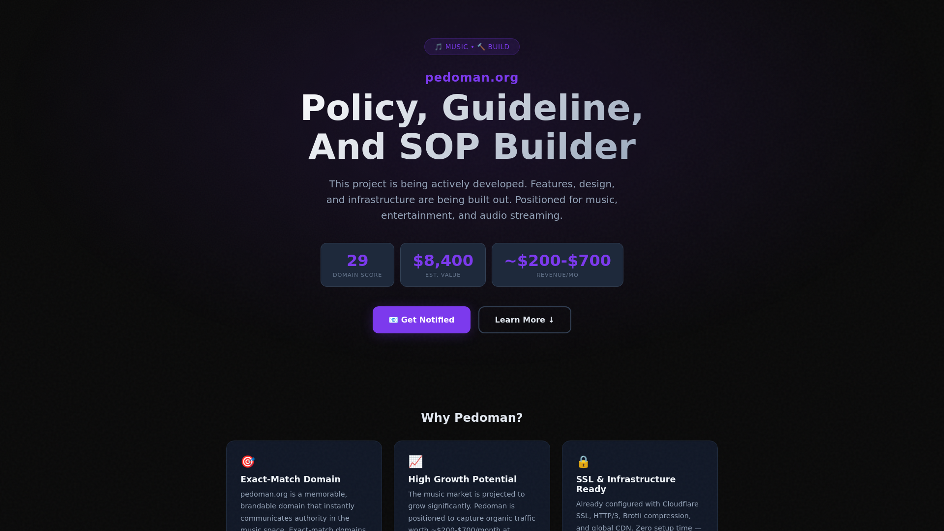 website screenshot of https://pedoman.org/