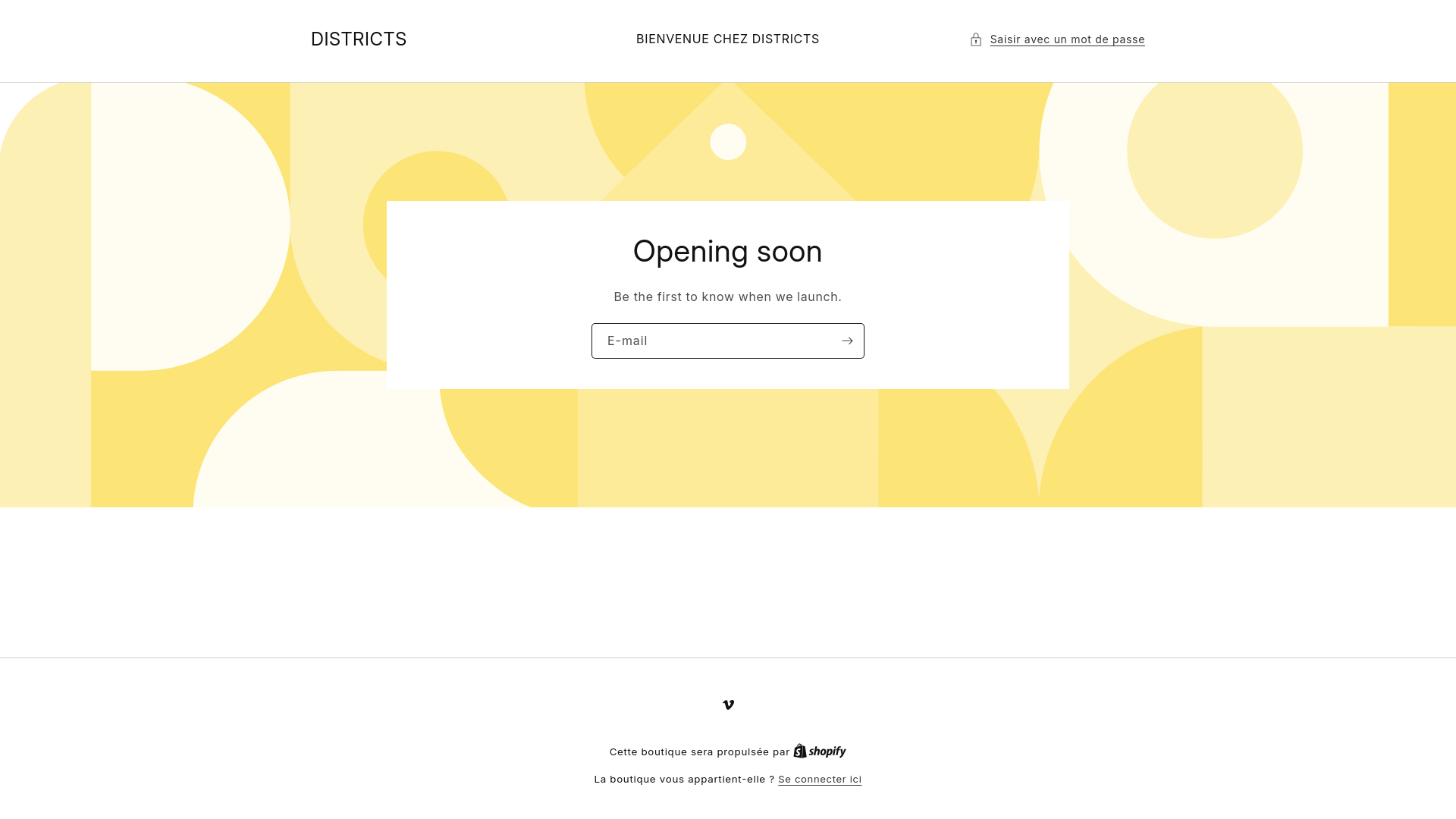 website screenshot of https://districts.fr/