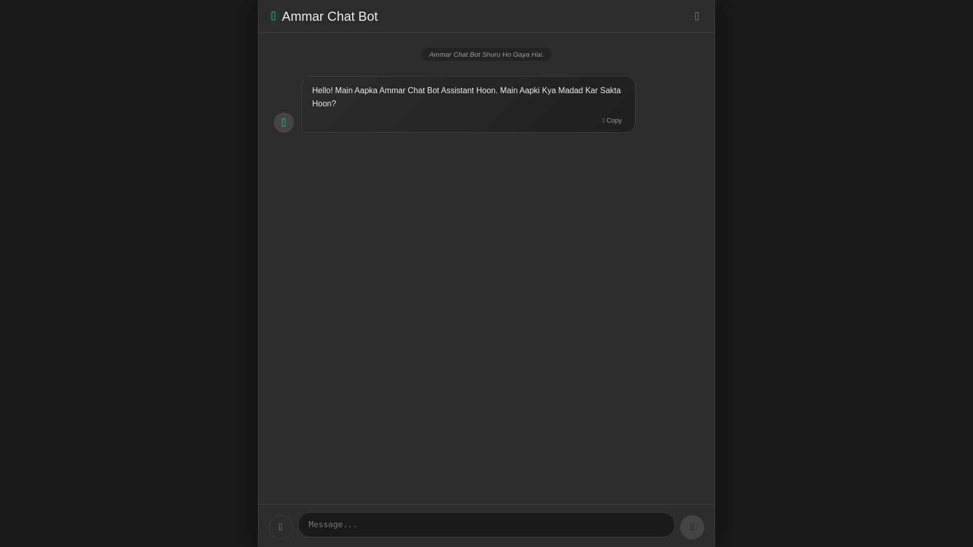 website screenshot of https://ammarchatbot786.pages.dev/